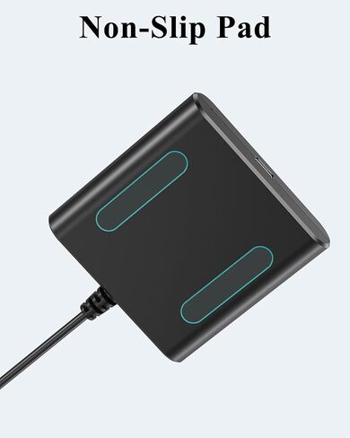 محول لمجموعة ملحقات الكمبيوتر VR2 المتوافقة مع VR2، طقم طاقة المحول وكابل DisplayPort، توسيع مكتبة ألعاب VR2 لتشغيل الألعاب على الكمبيوتر، أسود in Kuwait