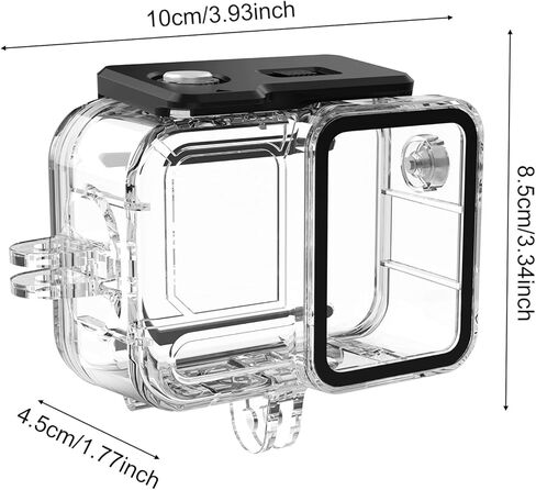 BTG Waterproof Case for Insta360 ACE Pro 2 Camera Underwater Housing Shell Cage Supports 45M/148FT Deep Diving Scuba Snorkeling Swimming in Saudi Arabia