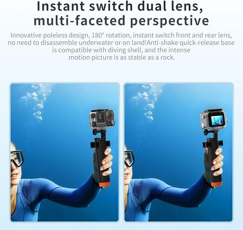 BTG Waterproof Case for Insta360 ACE Pro 2 Camera Underwater Housing Shell Cage Supports 45M/148FT Deep Diving Scuba Snorkeling Swimming in Saudi Arabia