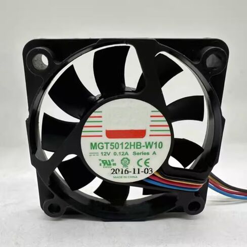 MGT5012HB-W10 DC 12V 0.12A 50x50x10mm مروحة تبريد 4 أسلاك in Saudi Arabia