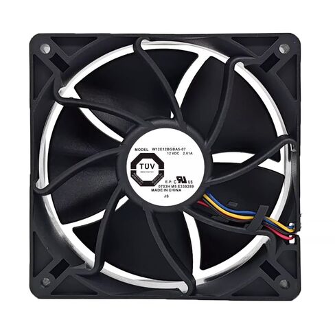 W12E12BGBA5-07 DC 12V 2.61A 31.32W 120x120x38mm مروحة تبريد 4 أسلاك in Saudi Arabia