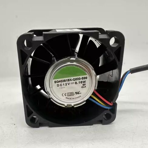 SG40281BX-Q000-S99 DC 12V 8.16W 40x40x28mm مروحة تبريد 4 أسلاك in Saudi Arabia
