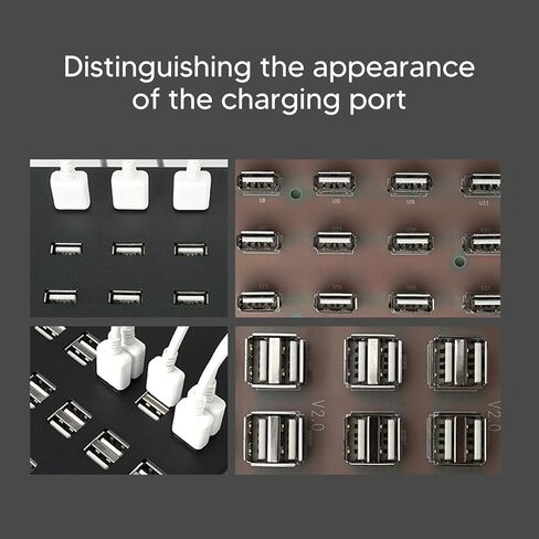 محور USB يعمل بالطاقة، محور USB يعمل بالطاقة الصناعية، محور USB يعمل بـ 20 منفذ USB موزع بيانات ومنفذ شحن محول طاقة 170 فولت ‑ 240 فولت in Saudi Arabia