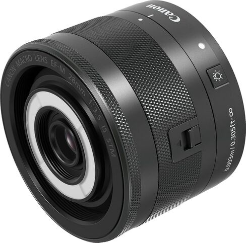 Canon EF-M 28mm f/3.5 Macro هو إصدار STM الدولي (بدون ضمان) in Kuwait