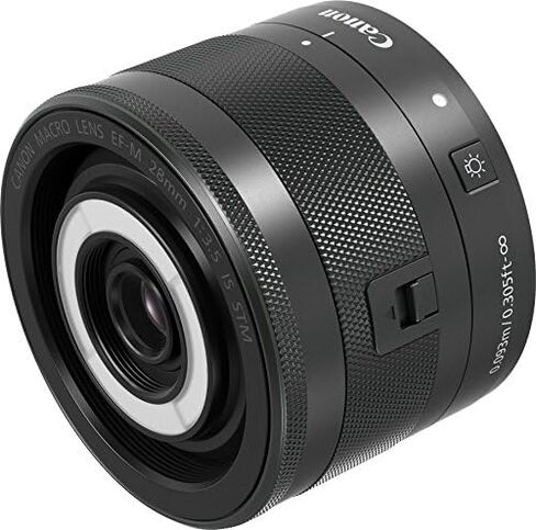 Canon EF-M 28mm f/3.5 Macro هو إصدار STM الدولي (بدون ضمان) in Kuwait
