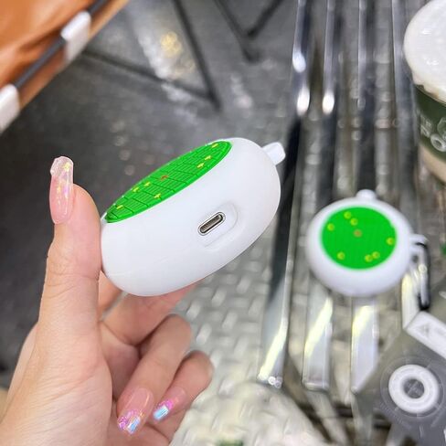 غطاء حافظة AirPod من السيليكون، تصميم ممتع وفريد ​​من نوعه، للنساء والرجال، متوافق مع علبة شحن AirPod pro/pro2 (Radar/pro/pro2) in Kuwait