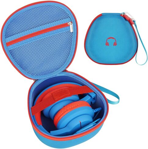 PAIYULE Hard Shell Kids Headphone Case for iClever for EarFun, Pink in Saudi Arabia
