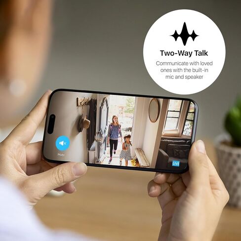 كاميرا Amcrest Link 4MP WiFi داخلية، اكتشاف الإنسان، تتبع الحركة، مع صوت ثنائي الاتجاه، كاميرا IP لاسلكية قابلة للإمالة (طاقة سلكية)، رؤية ليلية 30 قدمًا، صفارة إنذار مدمجة، AL-P401W in Kuwait