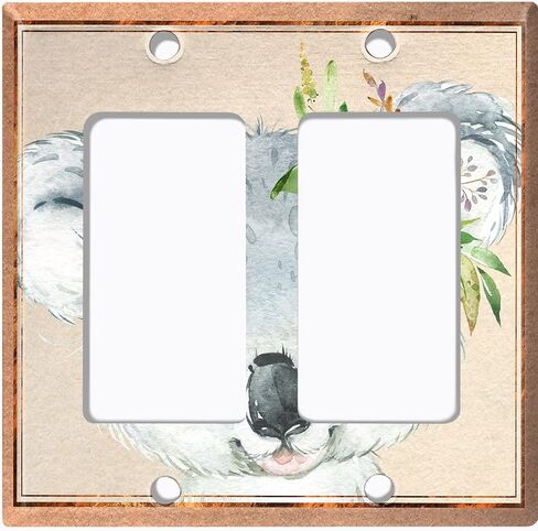 Metal Light Switch Plate Cover Cute Baby Animal Koala ANM037 in Saudi Arabia