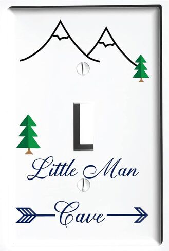 لوحة مفاتيح كهف الرجل الصغير وأغطية مخارج ديكور حائط غرفة حضانة الأولاد (هزاز واحد) in Kuwait