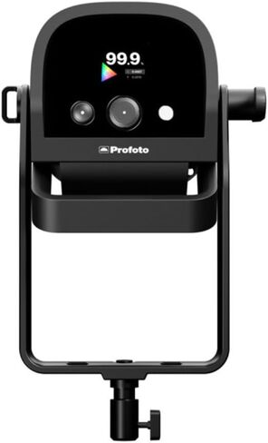 مصباح Profoto L600C LED CCT واسع للغاية مع حزمة تعتيم خالية من الوميض مع صندوق سوفت بوكس ​​مستطيل 2 × 3 بوصة وشبكة ناعمة 2 × 3 بوصة (3 قطع) in Kuwait