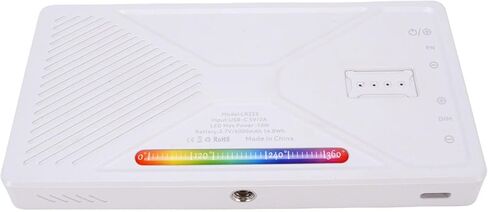 ضوء فيديو Sorandy RGB، ضوء كاميرا LED مع 225 مصباح LED و95+ CRI، بطارية 4000 مللي أمبير مع حامل حذاء بارد، مثالي للبث المباشر TikTok، وإضاءة التصوير الفوتوغرافي in Kuwait