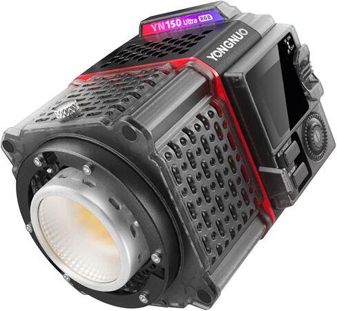 Focket 150W LED Video Light، مخرج 6680lux ساطع 2000K 10000K التحكم في درجة حرارة اللون لاسلكيًا مع عاكس صغير للتصوير الداخلي والخارجي in Saudi Arabia