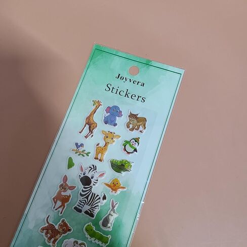 Joyvera Stickers 3D animal designs offer a variety of decorative options, perfect for crafting or temporary decoration. in Saudi Arabia