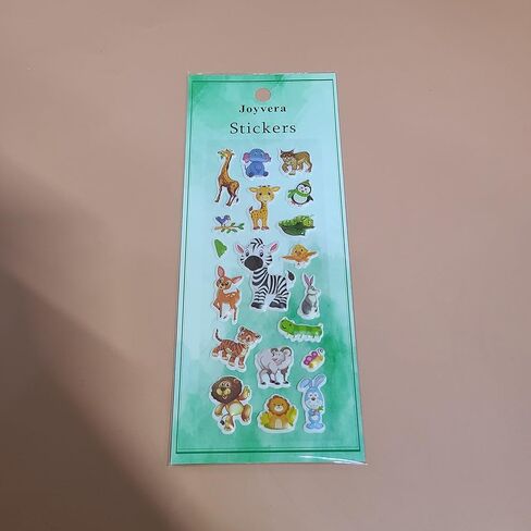 Joyvera Stickers 3D animal designs offer a variety of decorative options, perfect for crafting or temporary decoration. in Saudi Arabia