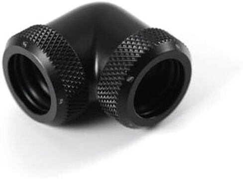 Barrow 14mm Multi-Link to Multi-Link Fitting, 90 Degree Angle, Black, 4-pack in Saudi Arabia