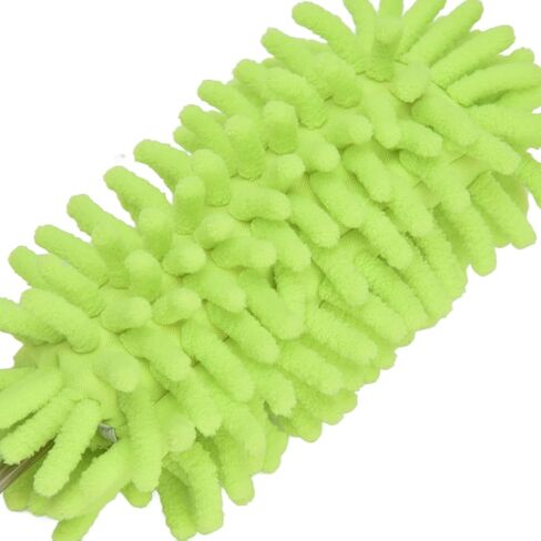 Microfiber Duster with Extension Pole, Stainless Steel Handheld Telescopic Duster Ceiling Fan Cleaner Duster for Blinds Fan Desk Ceiling Cabinet Cupboard Cleaning in Saudi Arabia