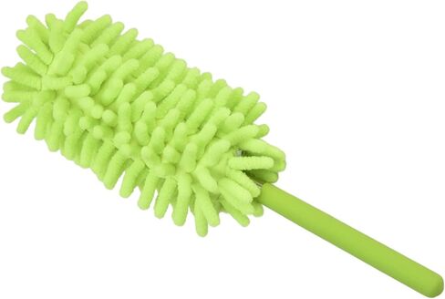 Microfiber Duster with Extension Pole, Stainless Steel Handheld Telescopic Duster Ceiling Fan Cleaner Duster for Blinds Fan Desk Ceiling Cabinet Cupboard Cleaning in Saudi Arabia