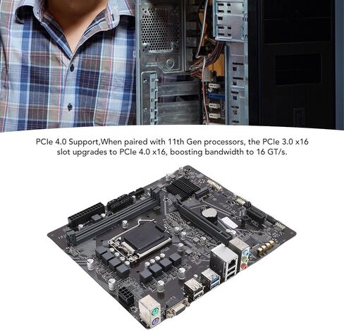 اللوحة الأم Vikye H510M - S2 Micro - ATX، مقبس LGA 1200، 64 جيجا DDR4 3200 ميجا هرتز PCIe 4 SATA 6 جيجابت / ثانية M.2 فتحات اللوحة الأم ثنائية القناة in Saudi Arabia