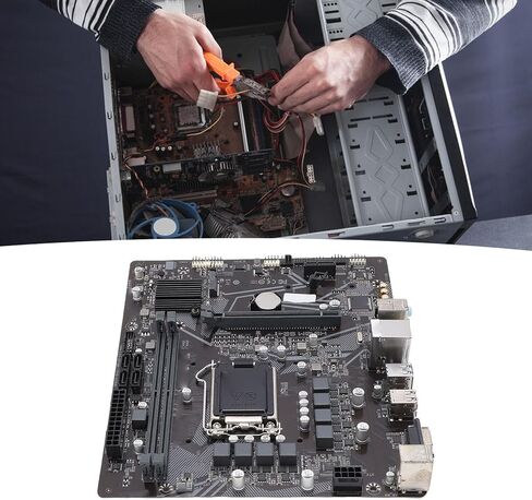 اللوحة الأم Vikye H510M - S2 Micro - ATX، مقبس LGA 1200، 64 جيجا DDR4 3200 ميجا هرتز PCIe 4 SATA 6 جيجابت / ثانية M.2 فتحات اللوحة الأم ثنائية القناة in Saudi Arabia