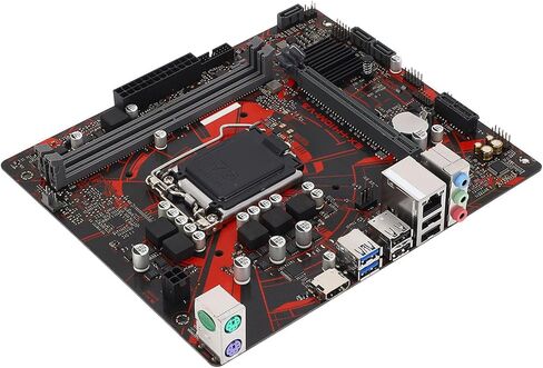 EX H410M V3 M ATX Motherboard for 10th Gen CPUs, Channel DDR4 2933MHz (64GB), PCIe x16/x1 Slots, 3X SATA III Ports, HD Display Output,LGA 1200 Socket in Saudi Arabia