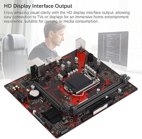 EX H410M V3 M ATX Motherboard for 10th Gen CPUs, Channel DDR4 2933MHz (64GB), PCIe x16/x1 Slots, 3X SATA III Ports, HD Display Output,LGA 1200 Socket in Saudi Arabia