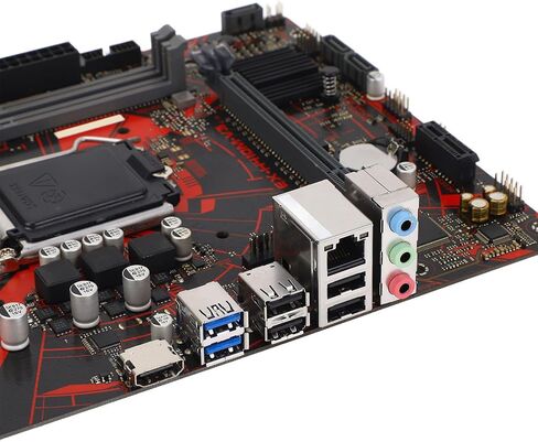 EX H410M V3 M ATX Motherboard for 10th Gen CPUs, Channel DDR4 2933MHz (64GB), PCIe x16/x1 Slots, 3X SATA III Ports, HD Display Output,LGA 1200 Socket in Saudi Arabia