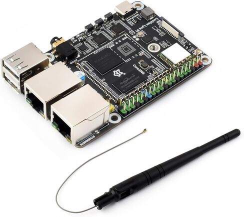 Luckfox Lyra Pi Linux Micro Development Board Based On Luckfox Core3506 Core Board, Integrates Triple-core ARM Cortex-A7 and ARM Cortex-M0 Processors, with 8GB eMMC @XYGStudy (Luckfox Lyra Pi A) in Saudi Arabia