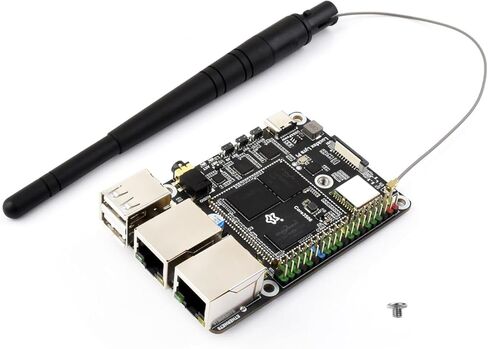 Luckfox Lyra Pi Linux Micro Development Board Based On Luckfox Core3506 Core Board, Integrates Triple-core ARM Cortex-A7 and ARM Cortex-M0 Processors, with 8GB eMMC @XYGStudy (Luckfox Lyra Pi A) in Saudi Arabia