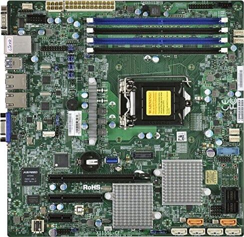 Supermicro Motherboard Micro ATX DDR4 LGA 1151 X11SSL-CF-O in Saudi Arabia