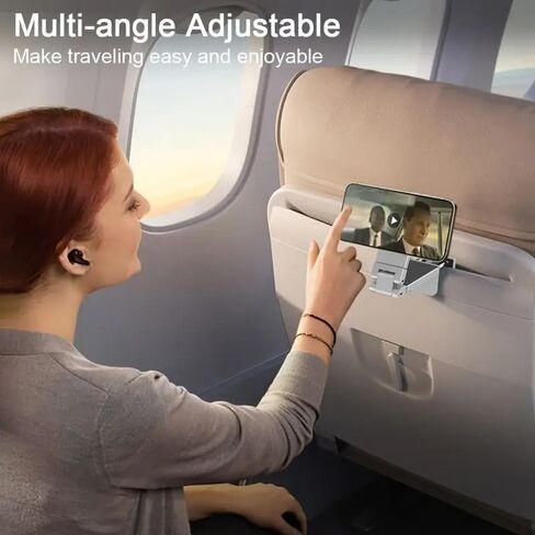 Flexible Rotation Magnetic Phone Holder Universal Travel Hands Free Airplane Mount for iPhone 17 16 15 14 13 12 Pro Max in Saudi Arabia