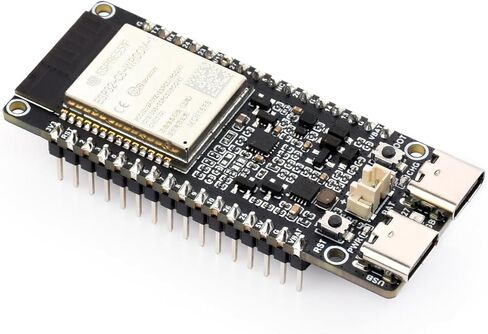 Waveshare ESP32-C5 5 جيجا هرتز/2.4 جيجا هرتز ثنائي النطاق Wi-Fi 6 Dev Board، استنادًا إلى وحدة ESP32-C5-WROOM-1، معالج RISC-V بسرعة 240 ميجا هرتز، يدمج بروتوكولات BLE 5/Zigbee/Thread، فلاش 16 ميجابايت، ذاكرة PSRAM 8 ميجابايت (مع رأس الدبوس) in Kuwait