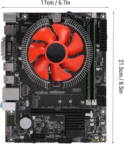 مجموعة اللوحة الأم للكمبيوتر المكتبي، 4-Core 8-Thread Double Channel 8G DDR3 Memory M.2 PCI E 16X Slot NGFG NVME DDR3 1600/1333/1066 MHZ اللوحة الرئيسية للطاقة لمعالج I7 4770 in Kuwait