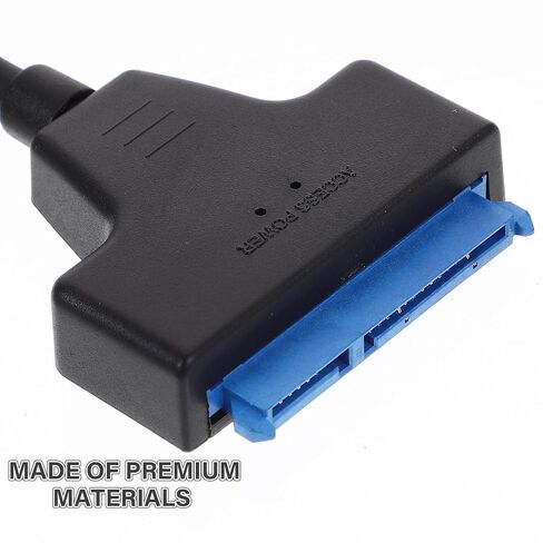 5 Inch Serial Ata Hard Drive Cable USB External Disk Adapter Data Transfer Converter for SSD Hard Disk Compatible with Desktop and Laptop Computers in Saudi Arabia