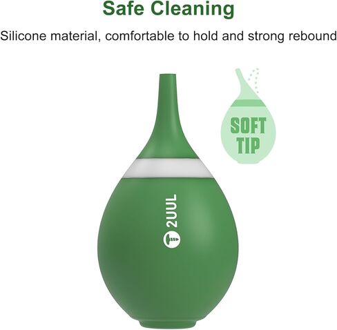 DIYPHONE لينة طرف الكاميرا منفاخ الغبار عدسة منفاخ الهواء عدسة الكاميرا نظافة منفاخ الهواء منفاخ الغبار للهاتف عدسة الاستشعار LCD لوحة المفاتيح الشاشة، الأخضر in Kuwait