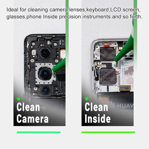 DIYPHONE لينة طرف الكاميرا منفاخ الغبار عدسة منفاخ الهواء عدسة الكاميرا نظافة منفاخ الهواء منفاخ الغبار للهاتف عدسة الاستشعار LCD لوحة المفاتيح الشاشة، الأخضر in Kuwait