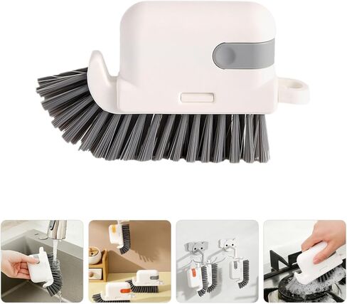 Didiseaon Window Groove Cleaning Brush Detachable 3-in-1 Small Groove Brush for Door Track and Kitchen Range Hood Gaps Cleaning Tool Household Crevice Cleaner in Saudi Arabia