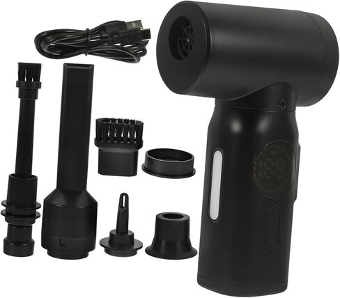 Lurrose Compressed Air Duster Electric Air Blower Portable for Pc Car Detailing in Saudi Arabia