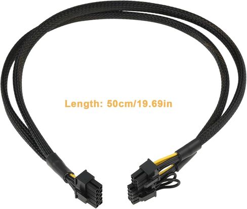 قم بإنشاء فكرة 10pin إلى 6+8pin 50cm PCIe GPU كابل محول الطاقة متوافق مع HP ML350 ML360 G9 in Saudi Arabia