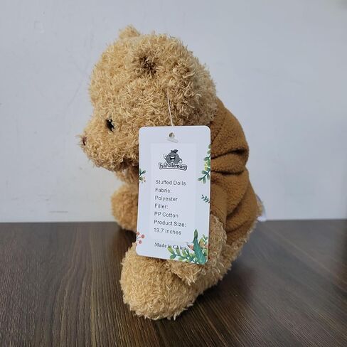 hahalemon Plush Teddy Bear Home Decor Ornament with Hoodie, Bedroom & Gift Use, 19.7 Inches in Saudi Arabia