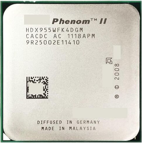 معالج وحدة المعالجة المركزية رباعي النواة ph II X4 955 3.2 جيجا هرتز 95 وات HDX955WFK4DGM مقبس AM3 in Saudi Arabia