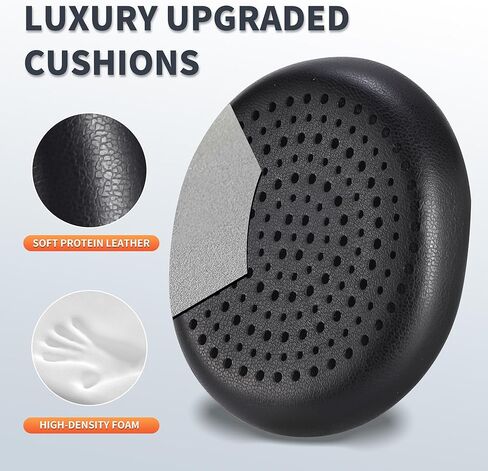 وسائد أذن بديلة لسماعات الرأس اللاسلكية Logitech H800 - وسائد أذن تتميز بجلد بروتين أكثر نعومة وإسفنج عالي الكثافة in Kuwait