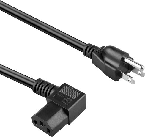 UL 6FT Right Angle AC Power Cord Cable Plug Compatible with Xbox 360 Adapter Mains in Saudi Arabia