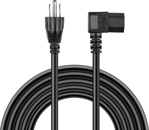 UL 6FT Right Angle AC Power Cord Cable Plug Compatible with Xbox 360 Adapter Mains in Saudi Arabia
