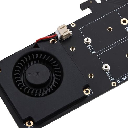 4-CH PCIE 4.0 to M.2 NVMe RAID Splitter Card Up to 4X 32Gbps Data Transfer Power Supply for M.2 PCI-E & SSD Devices in Saudi Arabia