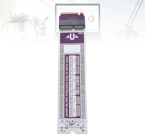 محول تحويل Sanpyl M.2 NVME SSD، بطاقة محول 12+16pin مناسبة لنظام التشغيل OS X Air A1465 A1466 M.2 NVME SSD وحدة التوصيل والتشغيل in Kuwait