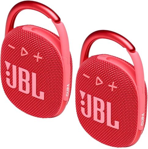 JBL 2 Pack Clip 4 Waterproof Wireless Audio Bluetooth Speaker Bundle (Green) in Kuwait