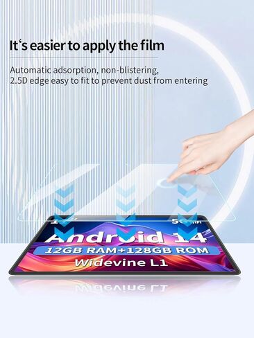 واقي شاشة لجهاز Relndoo P80 11 بوصة Android 14 Tablet، UYRUREL مضاد للخدش 9H صلابة اللمس الحساسة 2.5D حواف مستديرة خالية من الفقاعات سهلة التركيب، عبوتان. in Kuwait