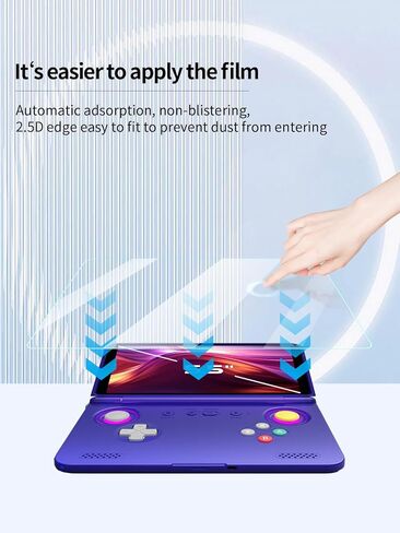 واقي شاشة لجهاز Retroid Pocket Flip 2 للألعاب، مضاد للخدش بصلابة 9H، حواف حساسة تعمل باللمس، خالٍ من الفقاعات، سهل التركيب، عبوتان. in Kuwait