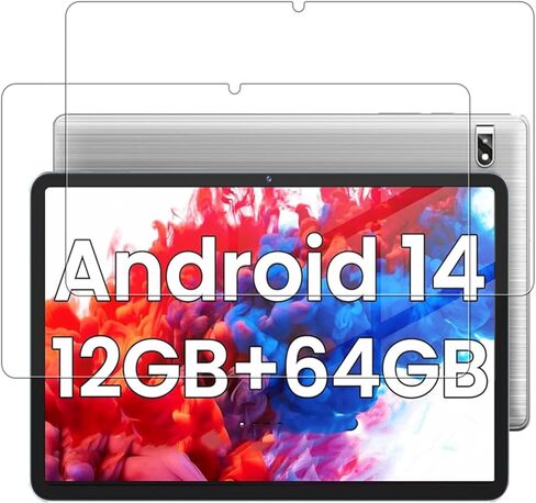 [عبوتان] واقي شاشة لجهاز TPZ t10b Android Tablet 10 بوصة من الزجاج المقوى، واقي شاشة لجهاز TPZ t10b 2025 مضاد للخدش وحساس وصلابة 9H in Kuwait